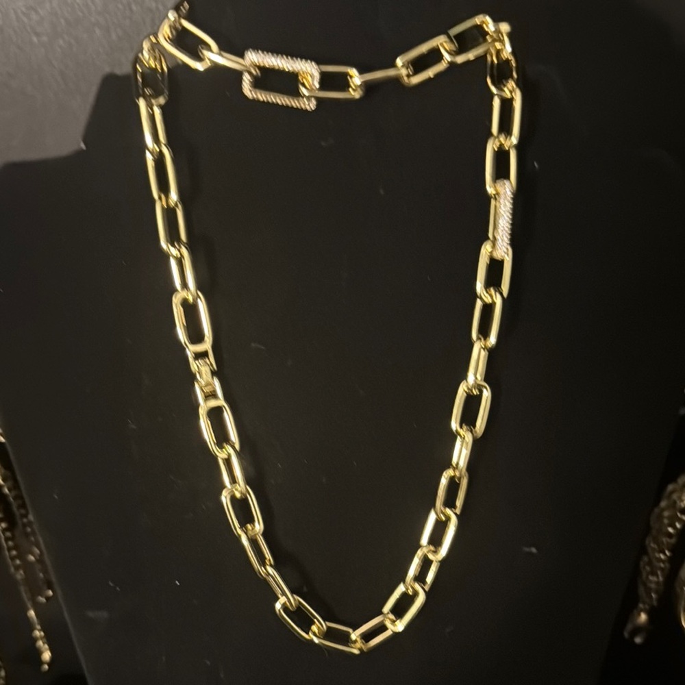 Gold Plated Chain Necklace